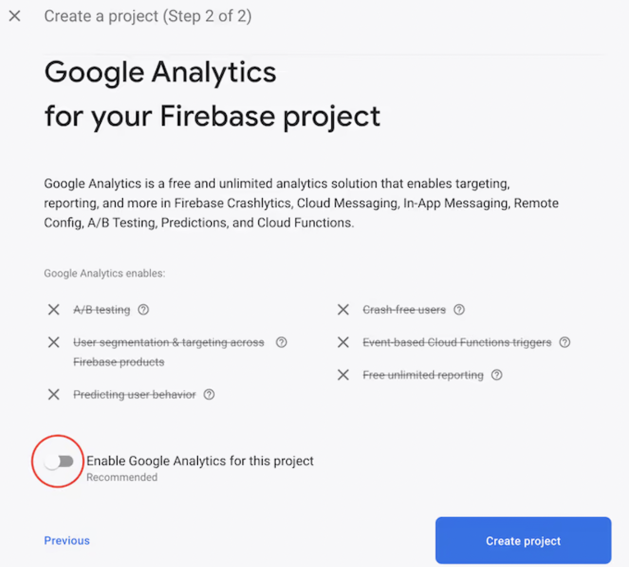 firebase flutter google analytics