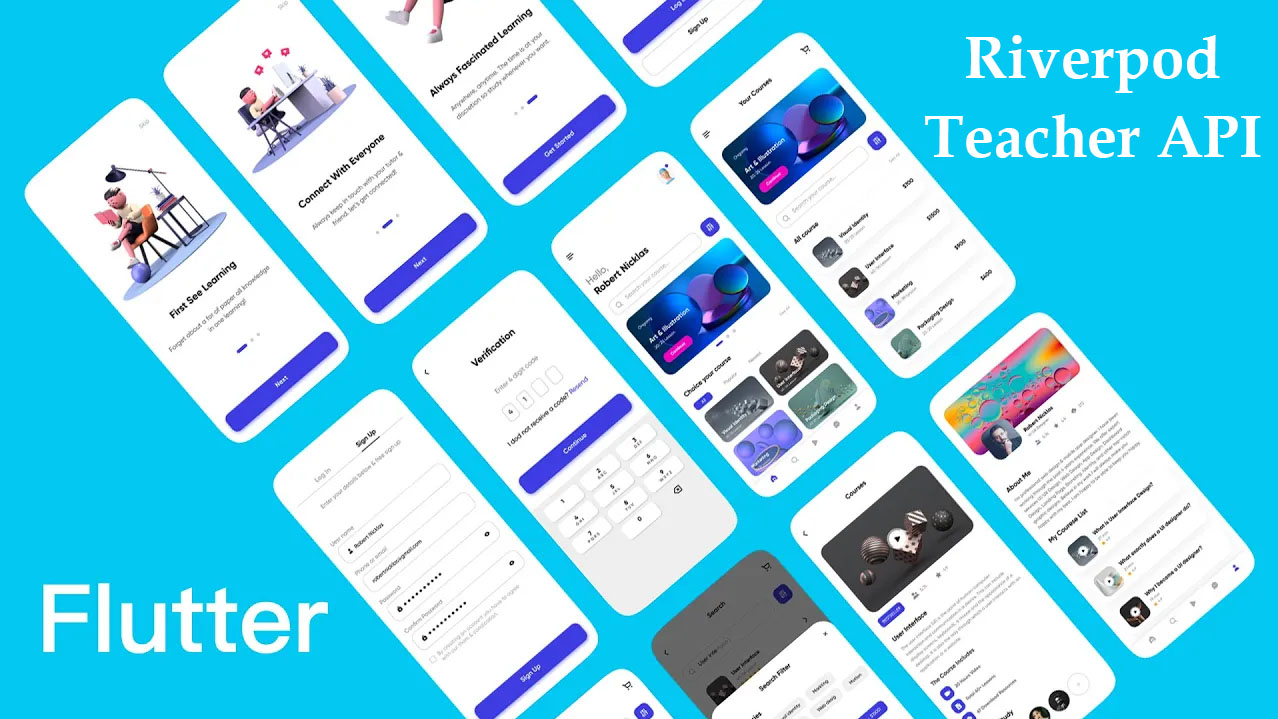 Flutter Riverpod Course Selling App | Teacher Side